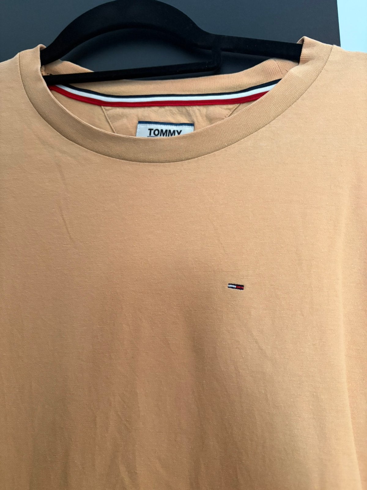 Tommy Hilfiger t-shirt maat L, Ophalen of Verzenden, Zo goed als nieuw, Blauw, Korte mouw