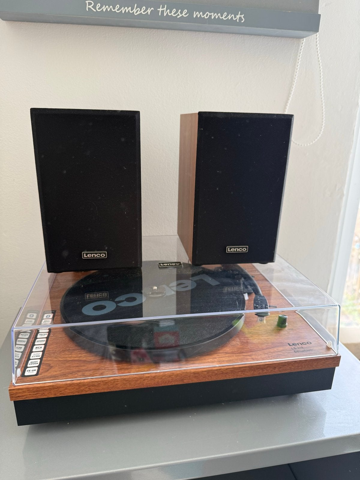 Lenco LS-310 Bluetooth Platenspeler met Speakers, Ophalen, Zo goed als nieuw, Platenspeler, Overige merken