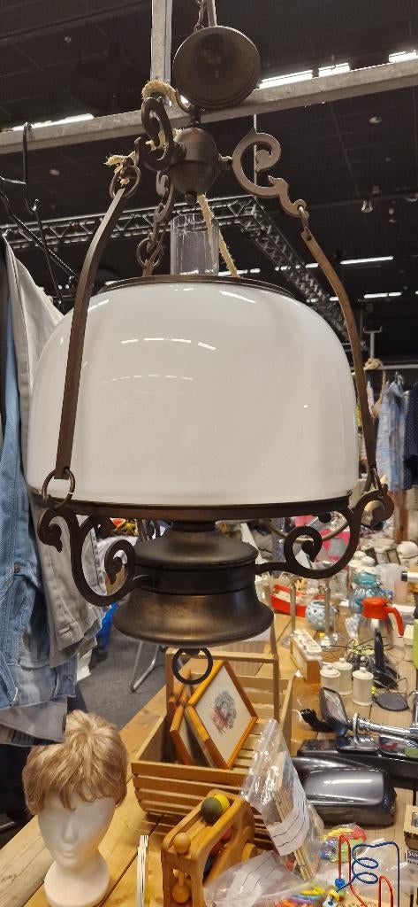 Hanglamp, Ophalen, Zo goed als nieuw, Glas, Minder dan 50 cm