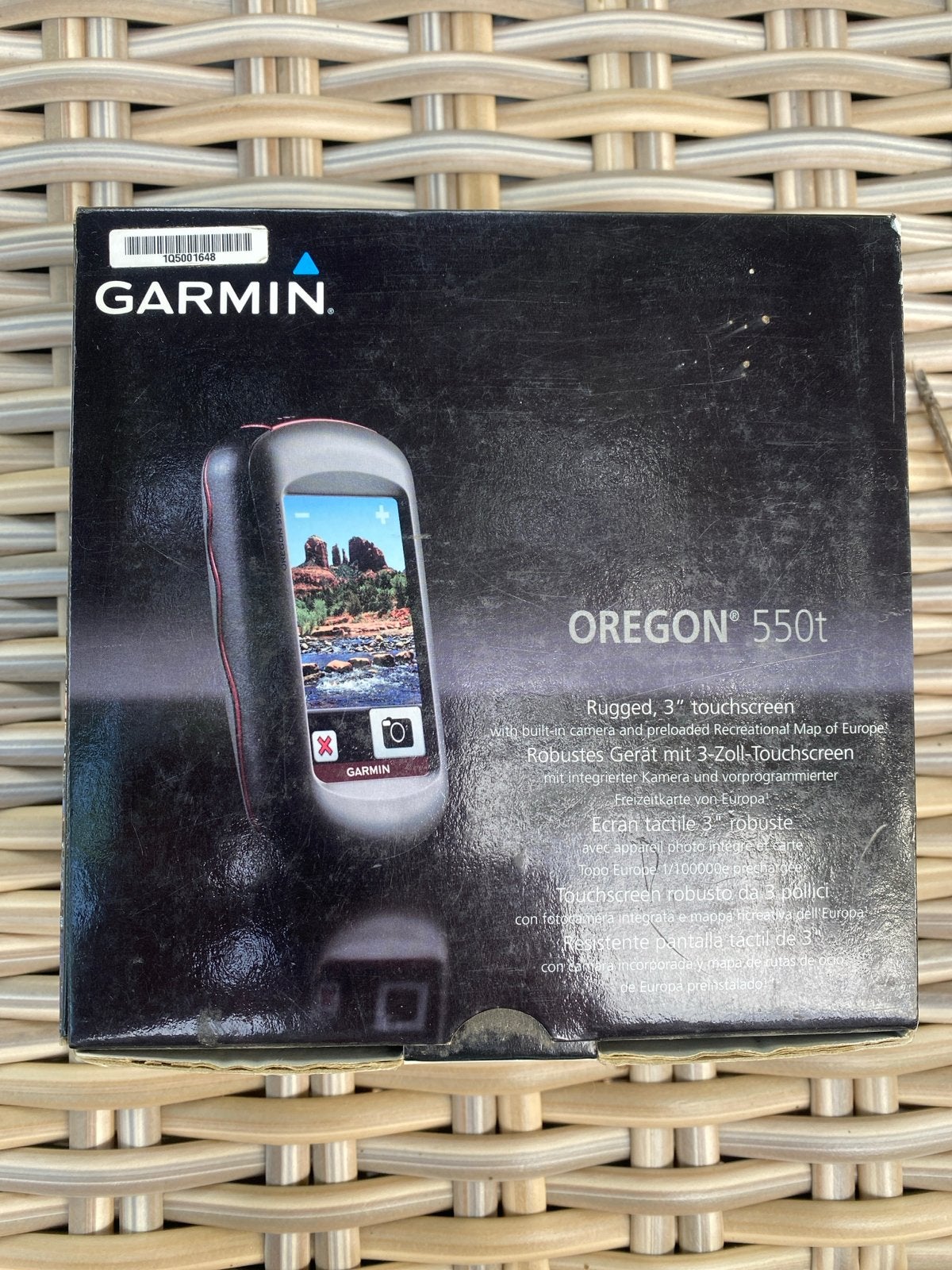 Garmin Oregon 550t GPS - Robuust en compleet, Ophalen of Verzenden, Zo goed als nieuw