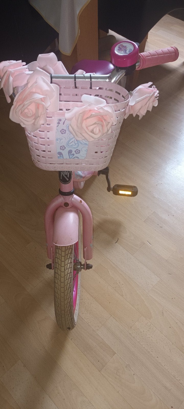 Leuke roze meisjesfiets, 16-20 inch, goede staat, Ophalen, Gebruikt, 16 tot 20 inch