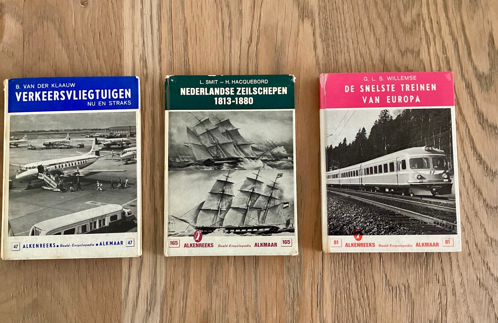 Alkenreeks trein-vliegtuig-zeilschip, Boeken, Ophalen of Verzenden, Gelezen