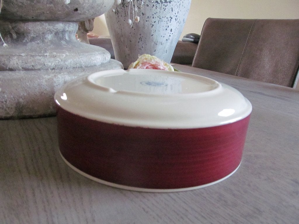 Villeroy & Boch Schaal Bordeau / Wit, Huis en Inrichting, Keramiek, Villeroy & Boch, Ophalen of Verzenden, Overige stijlen