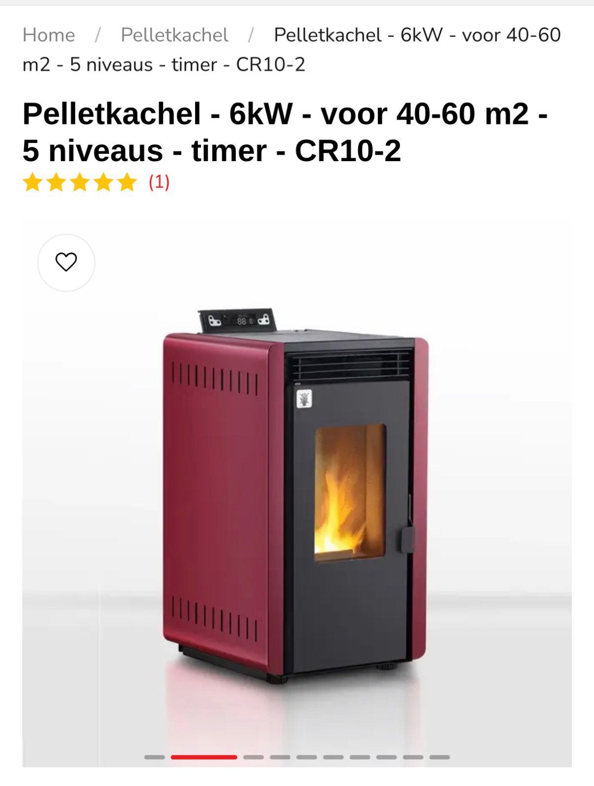Pelletkachel, Ophalen, Nieuw, Overige brandstoffen, Pelletkachel