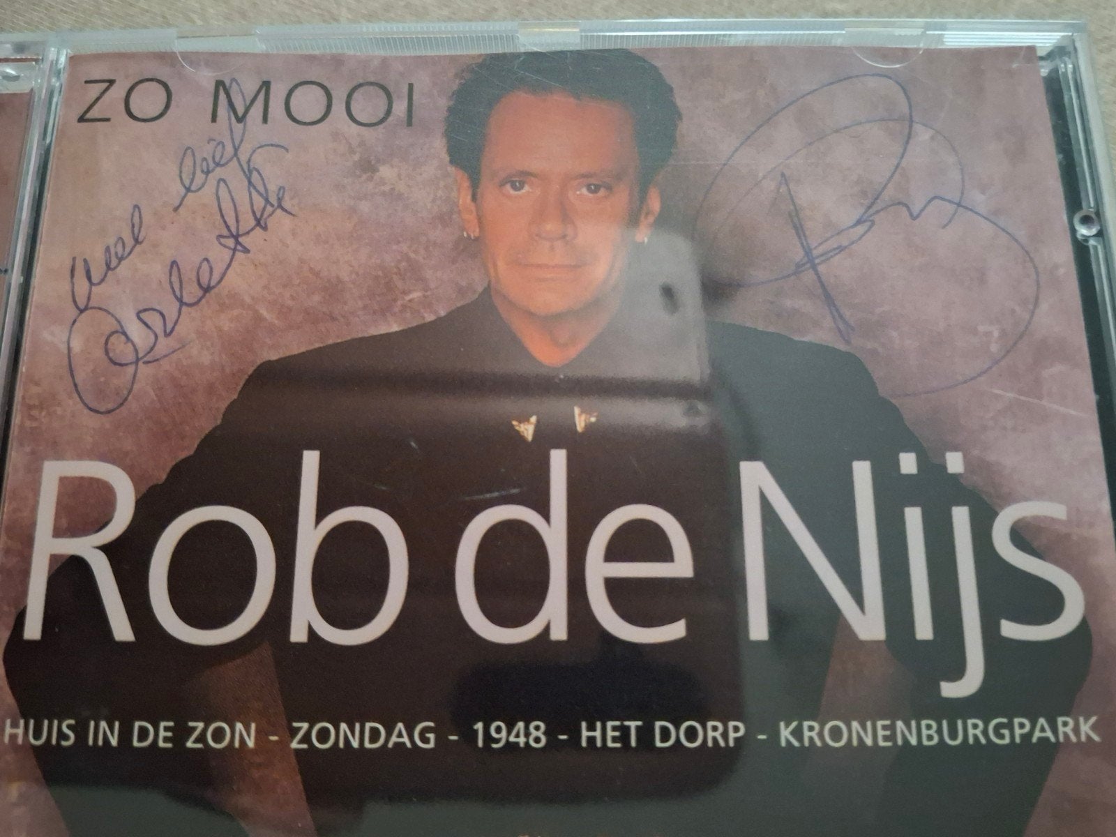 Rob de Nijs cd ZO MOOI met handtekening, Ophalen of Verzenden, Zo goed als nieuw, Gesigneerd