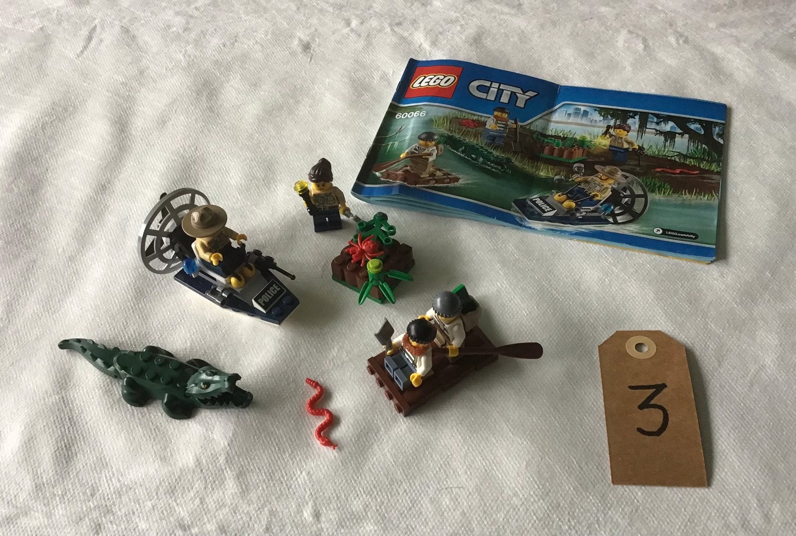 Lego city 60066; Moeraspolitie startset, Kinderen en Baby's, Speelgoed | Duplo en Lego, City, Verzenden, Lego, Zo goed als nieuw