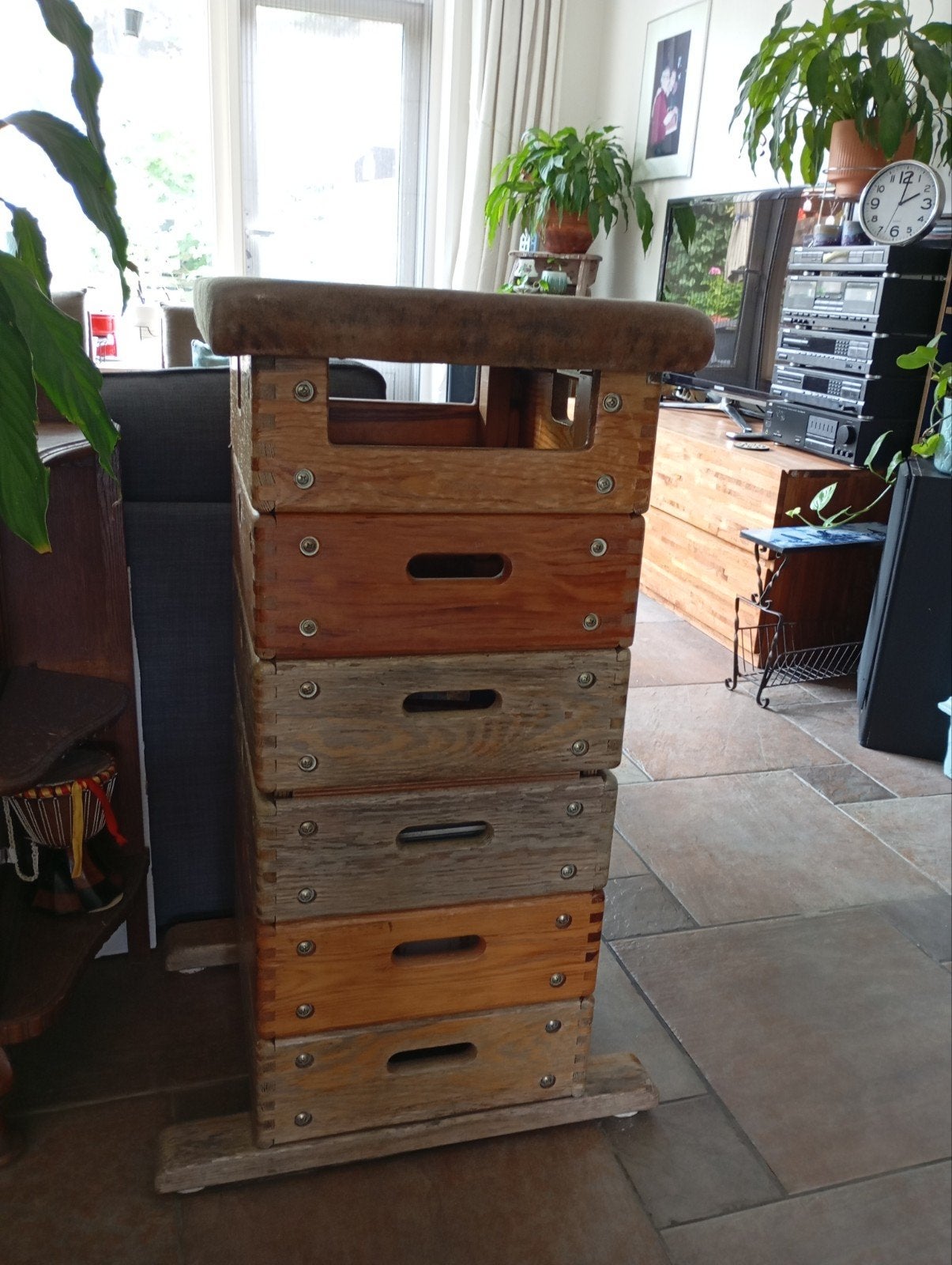 Vintage Gym Kast, Huis en Inrichting, Kasten | Overige, Ophalen, Gebruikt