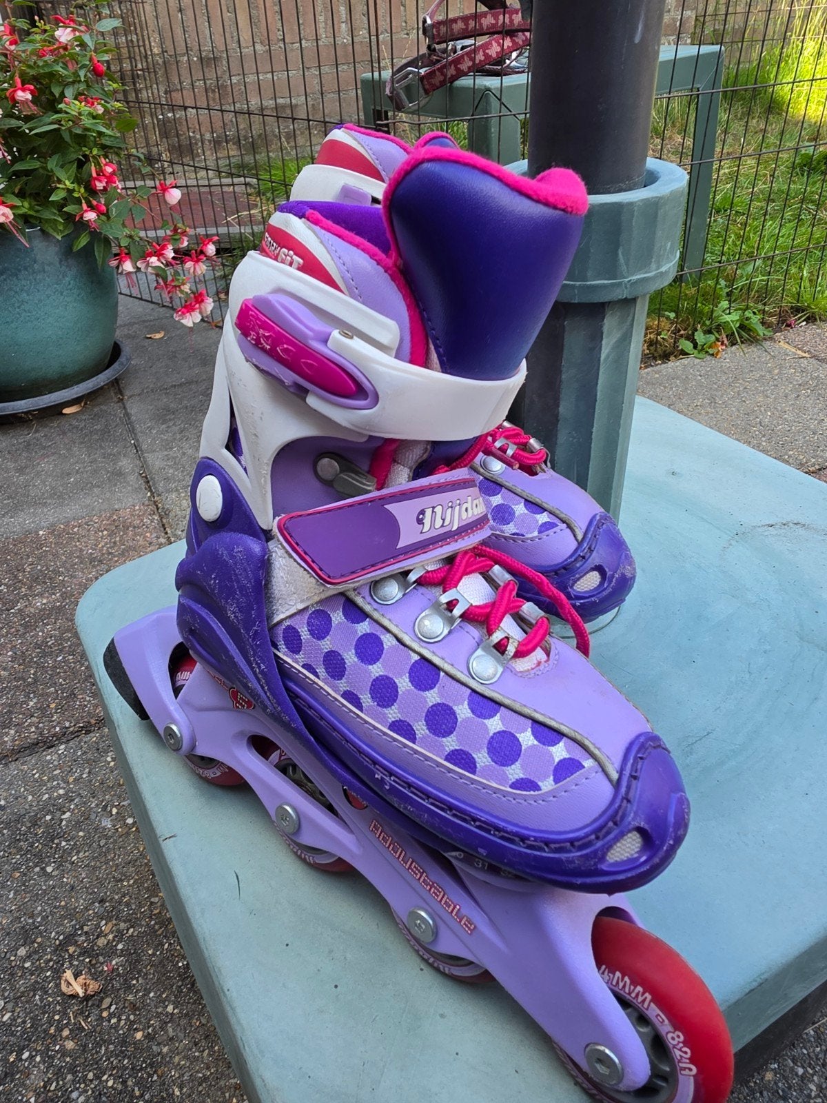 Merk Nijdam  Verstelbare inline skates maat 30-33 - Ideaal v, Overige merken, Kinderen, Ophalen of Verzenden, Inline skates 4 wielen