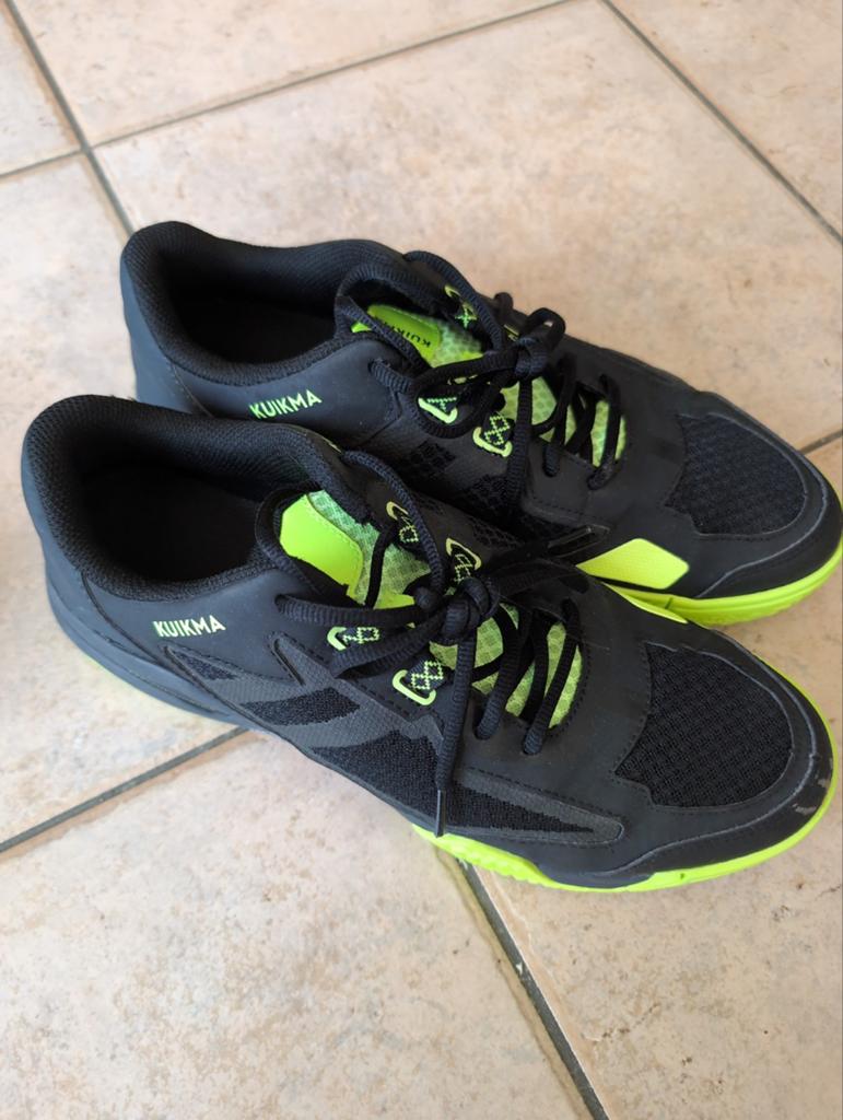 Kuikma Padel Schoenen - Zwart/Neon Groen, Overige maten, Ophalen of Verzenden, Zo goed als nieuw, Racketsport