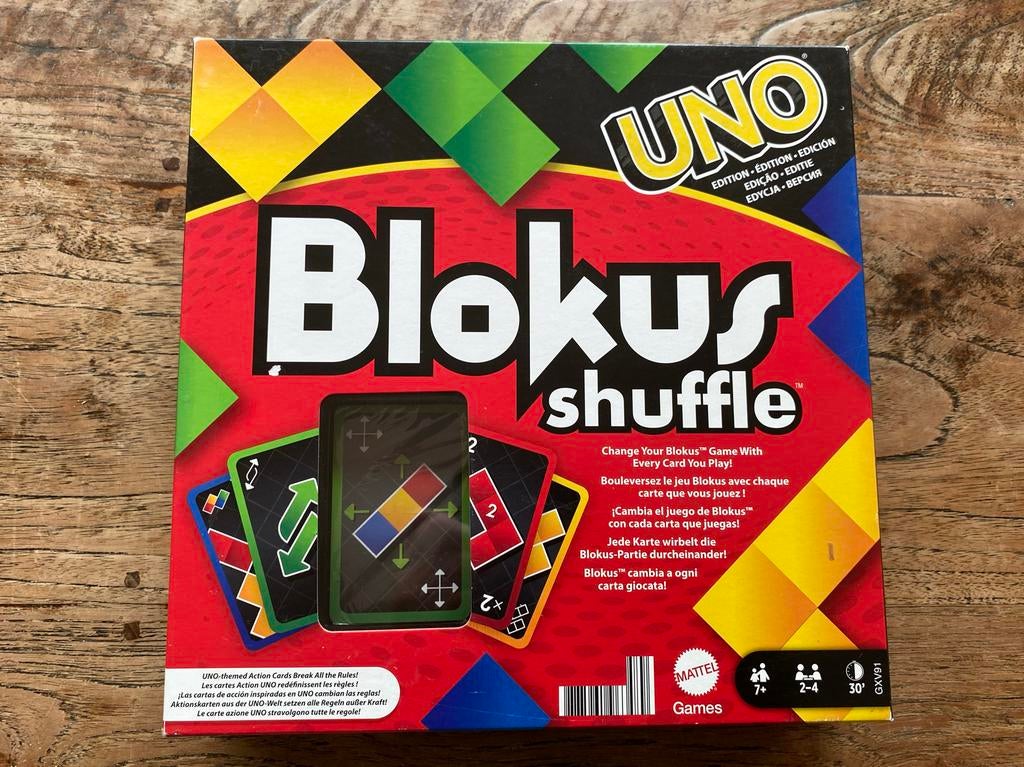 Blokus Shuffle UNO - Strategisch bordspel, NIEUW, Hobby en Vrije tijd, Gezelschapsspellen | Bordspellen, Nieuw, Drie of vier spelers