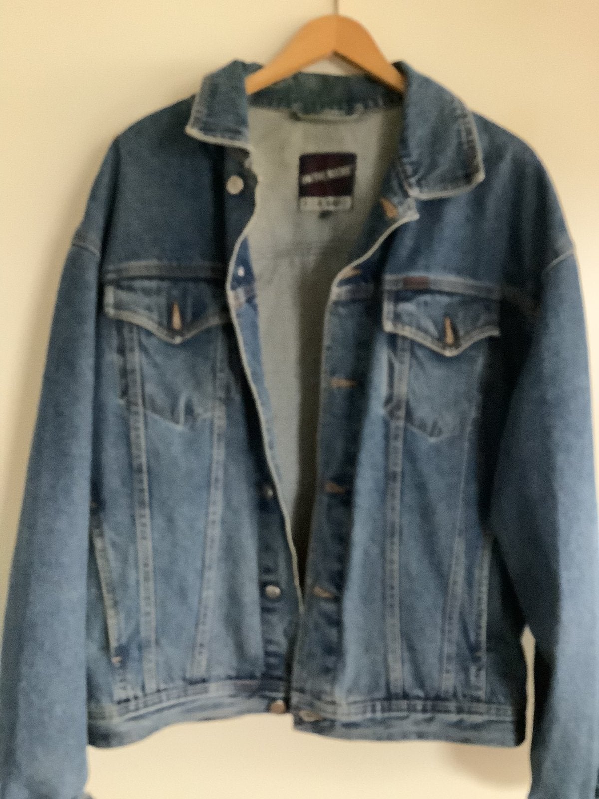 Denim jack, Ophalen, Gedragen, Blauw
