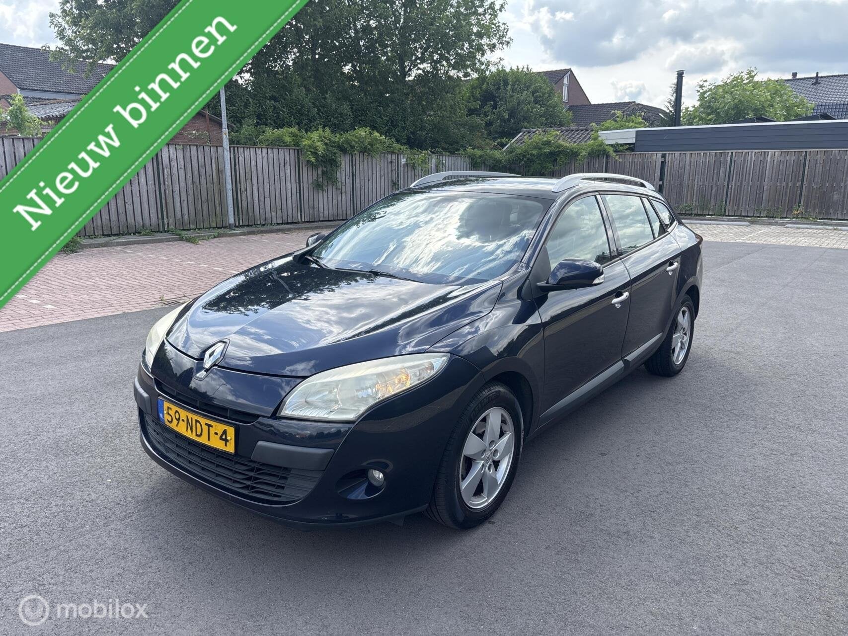Renault Megane Estate 1.6 Dynamique 2010, Auto's, Renault, Voorwielaandrijving, Gebruikt, 4 cilinders, Blauw