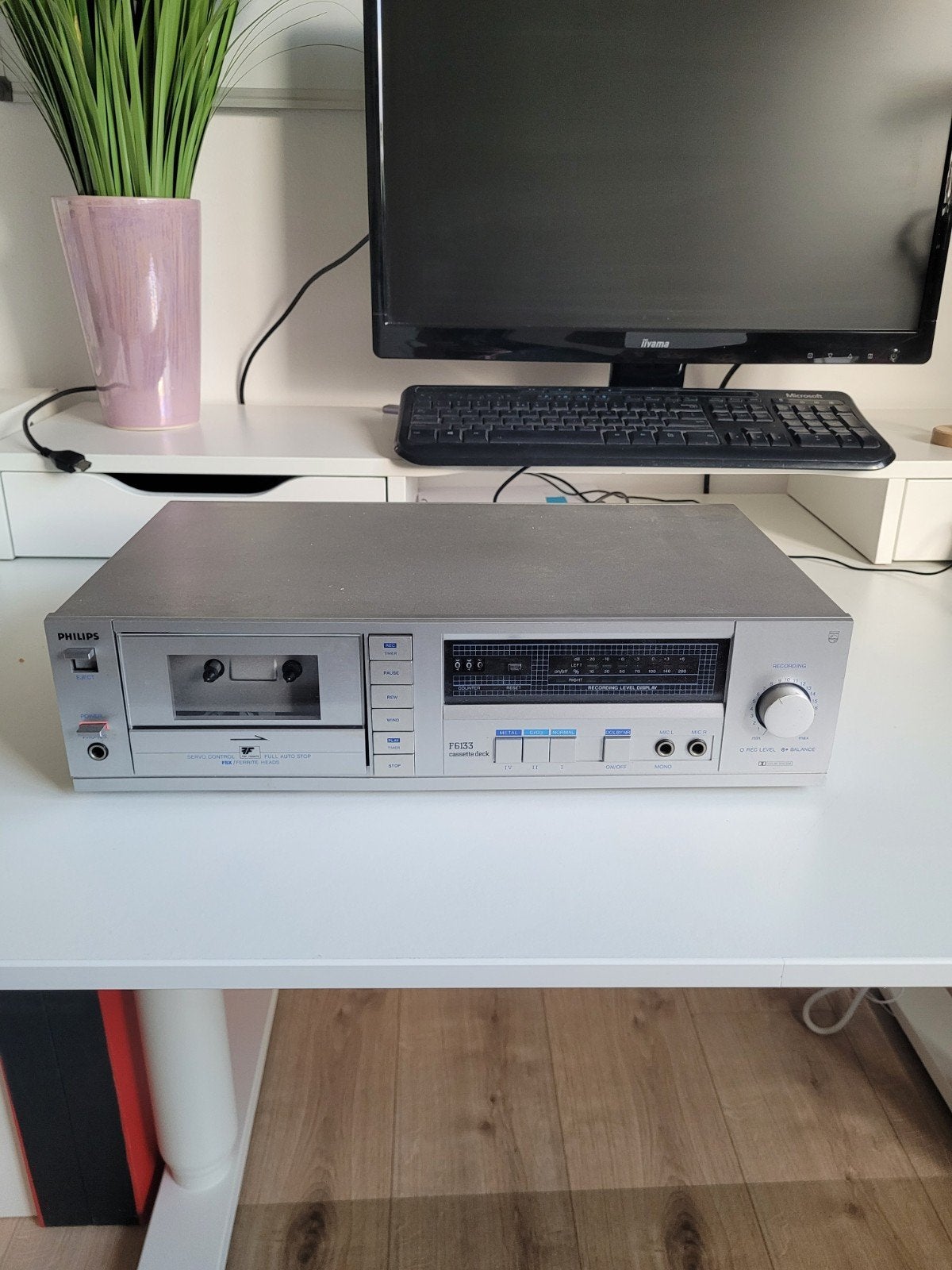 Philips F6133 Stereo Cassettedeck, Ophalen of Verzenden