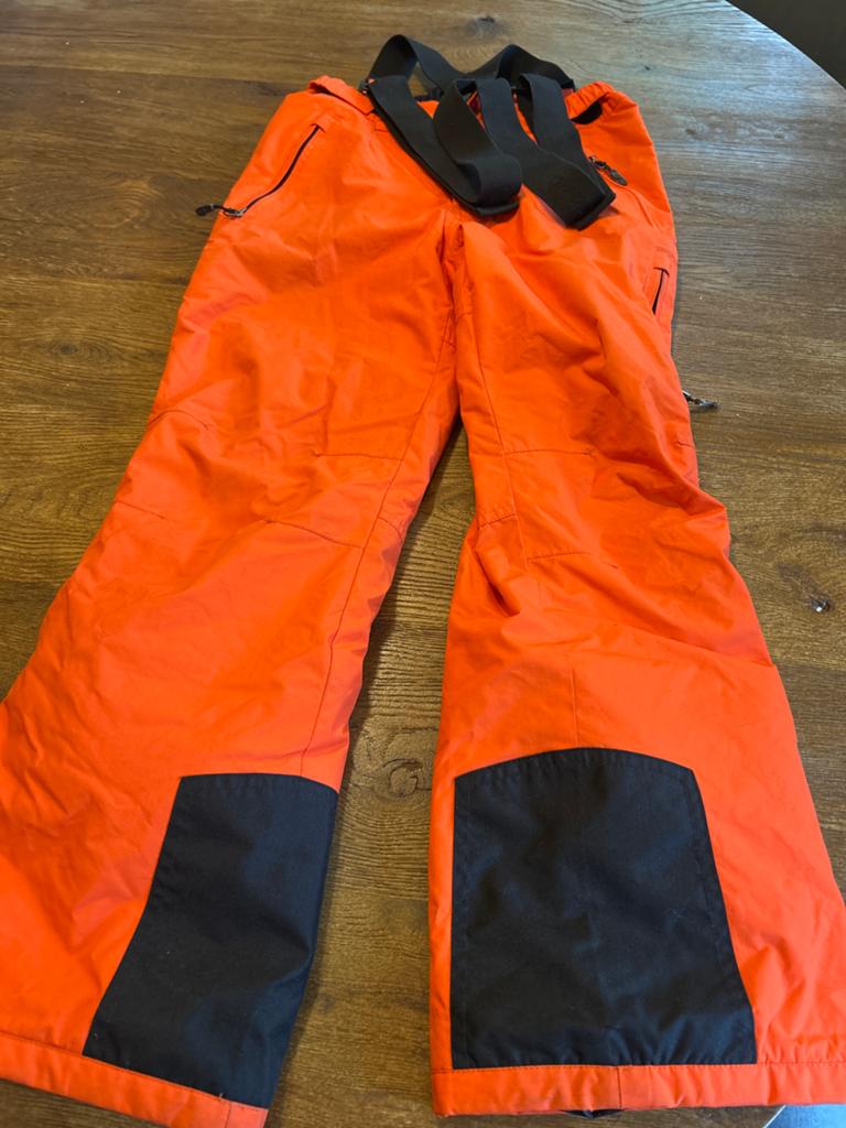 Falcon ski-/snowboardbroek oranje, maat 152, Ophalen of Verzenden, Gedragen, Maat 34 (XS) of kleiner, Broek