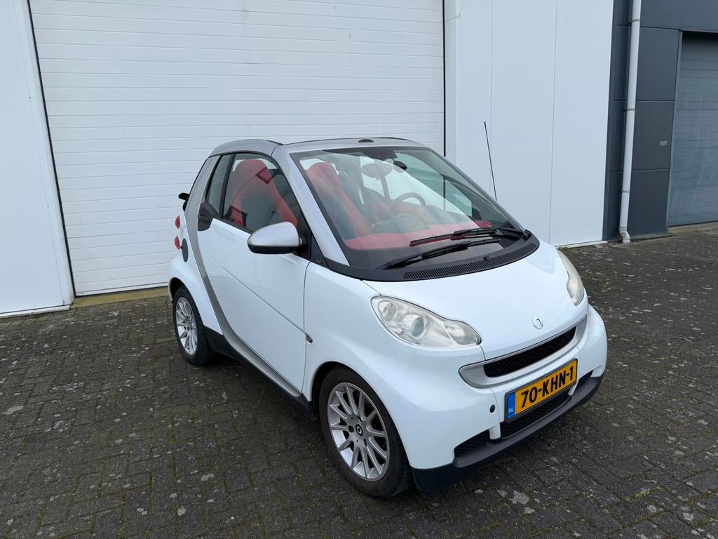 Smart ForTwo 1.0 52KW Cabrio MHD Automaat 2009 Grijs, Auto's, Smart, Automaat, Euro 5, 18 €/maand, 755 kg