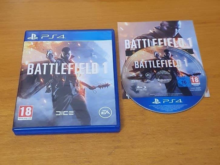 PS4 | Battlefield 1, Gebruikt, Vanaf 18 jaar, Shooter, 1 speler
