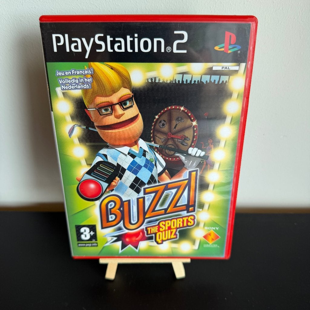 Te Koop: Buzz! – The Sports Quiz PlayStation 2, Gebruikt, Ophalen of Verzenden, Sport, 3 spelers of meer