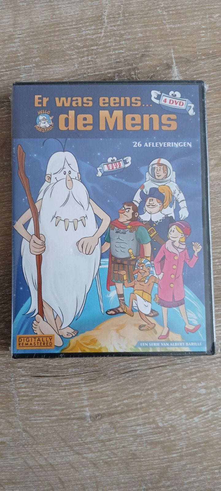 Nieuw in seal er was eens de mens 4 dvd box 26 afleveringen, Cd's en Dvd's, Verzamelbox, Alle leeftijden, Nieuw in verpakking