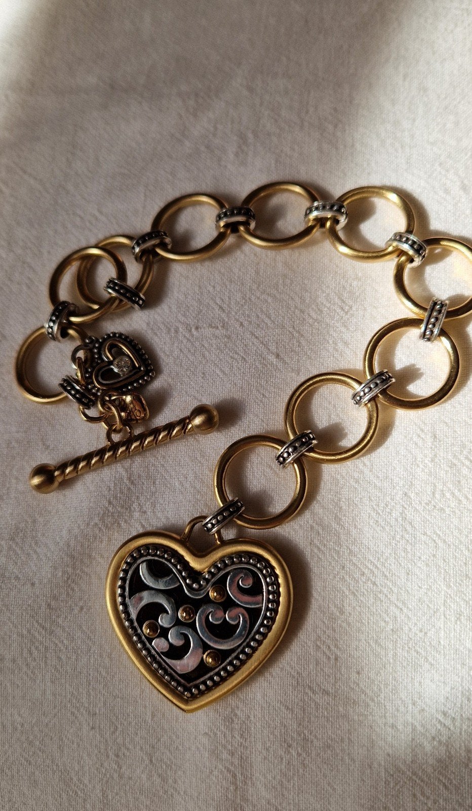 mooie  schakelarmband, Sieraden, Tassen en Uiterlijk, Met kristal, Overige materialen, Verzenden, Zo goed als nieuw