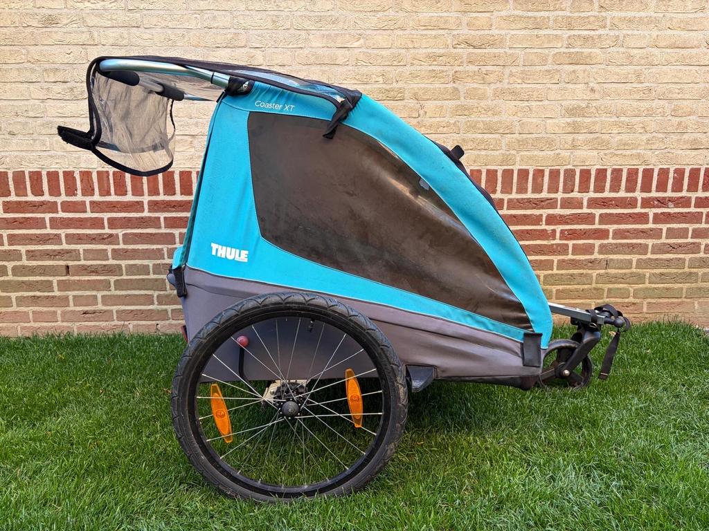 Nette Thule Coaster XT fietskar en wandelwagen, Ophalen, Gebruikt, Opvouwbaar, 20 tot 40 kg
