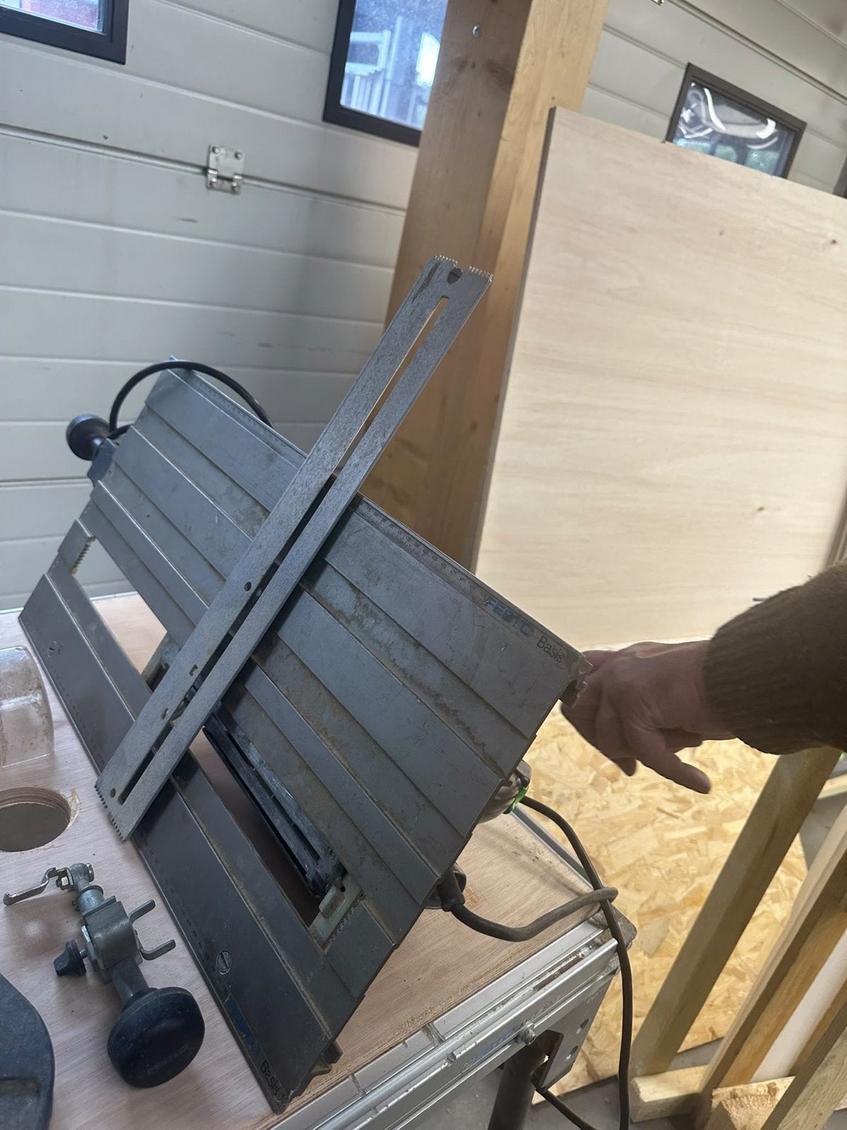 Festool Basis Plus, MFT 800 en oude trekzaag, Ophalen of Verzenden, Gebruikt, Overige typen