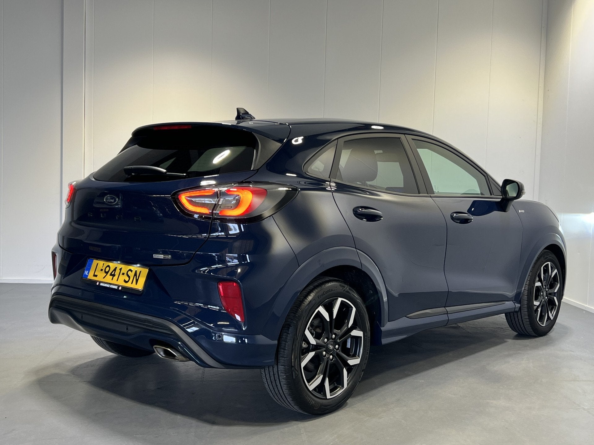 Ford Puma 1.0 EcoBoost Hybrid ST-Line X | Navigatie/Android/, Voorwielaandrijving, Stof, Blauw, 1219 kg