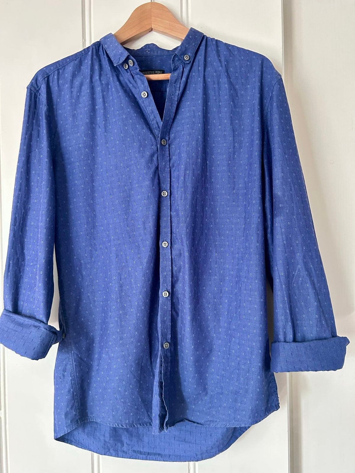 Drykorn overhemd maat M, zo goed als nieuw, Ophalen of Verzenden, Zo goed als nieuw, Blauw, Halswijdte 39/40 (M)