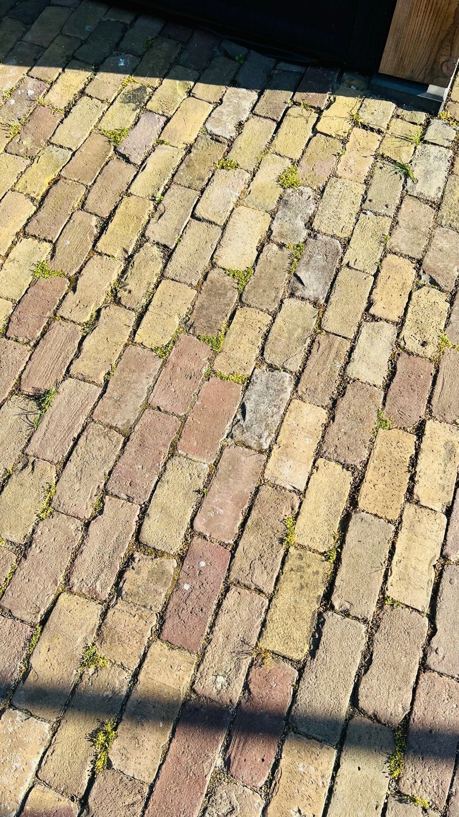 Oud gebakken dikformaat klinkers 20x8x7cm, Tuin en Terras, Ophalen, Gebruikt, Keramiek, Klinkers