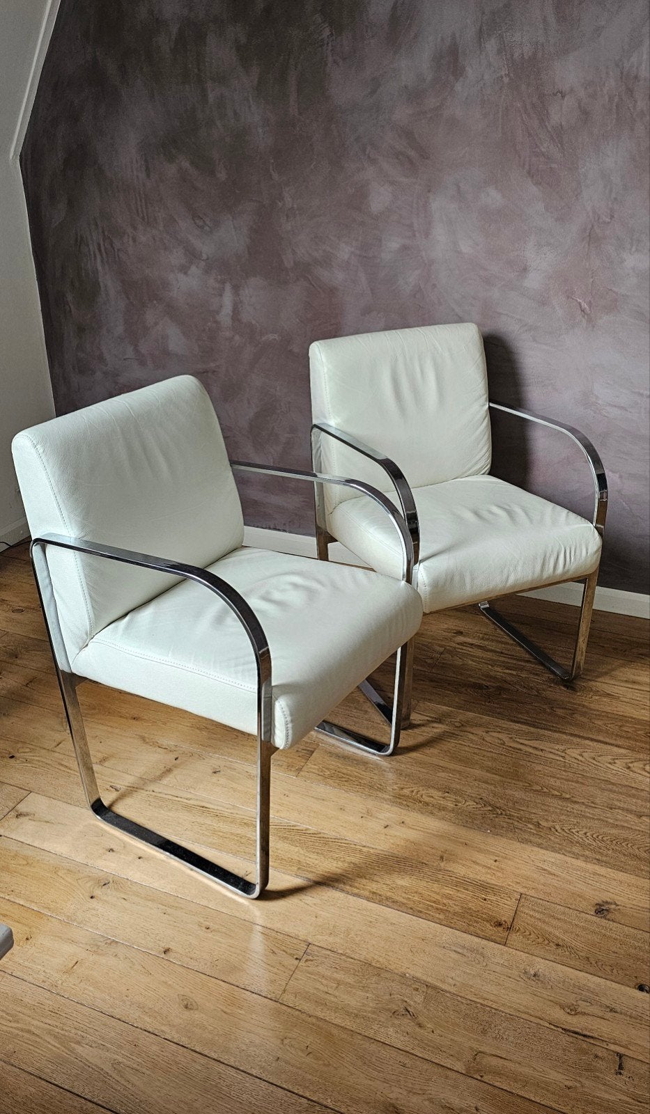 2 kamer stoelen, pst., Huis en Inrichting, Ophalen, Zo goed als nieuw, 50 tot 75 cm
