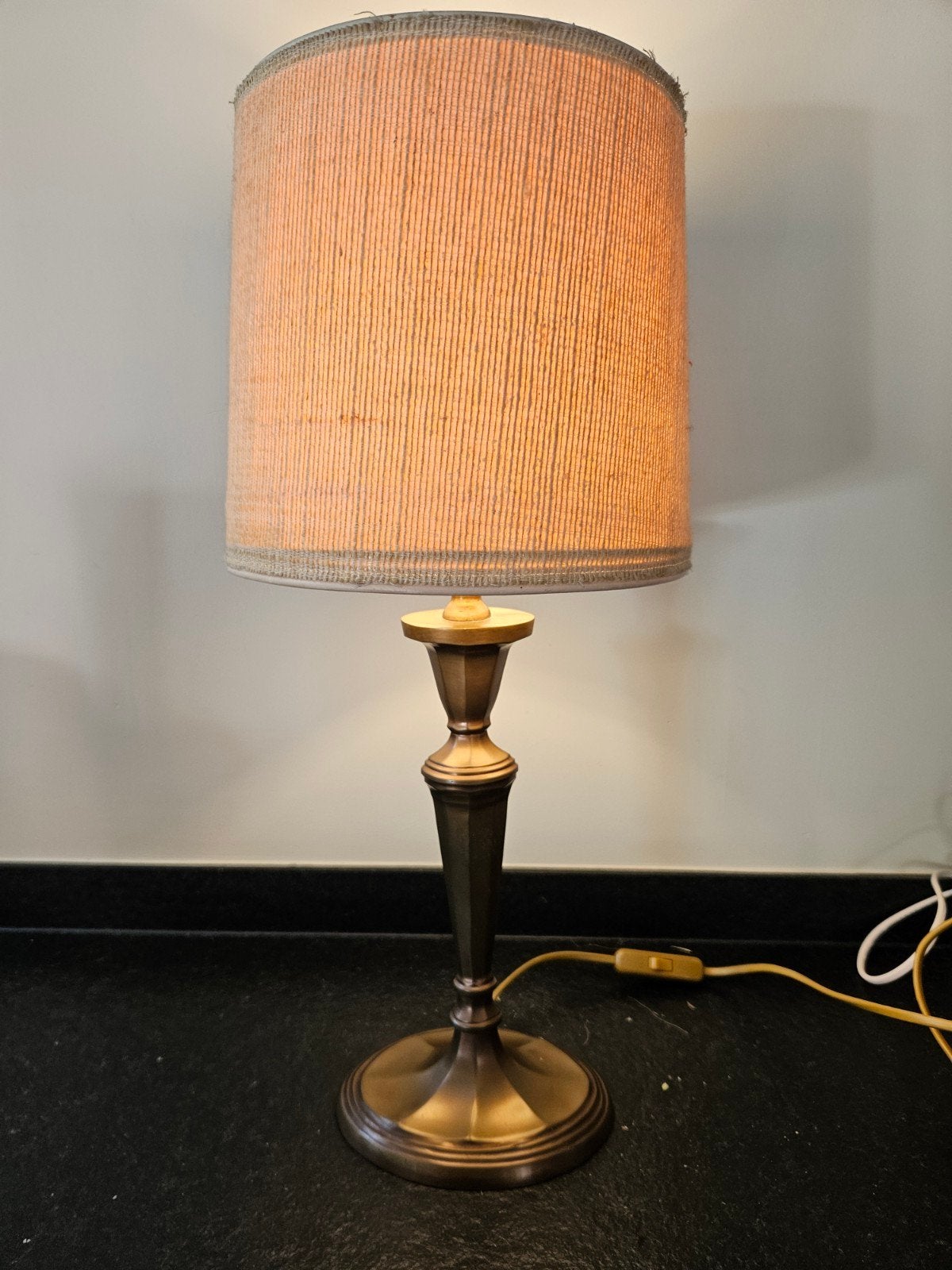 Vintage koperen lamp, Ophalen of Verzenden, Vintage