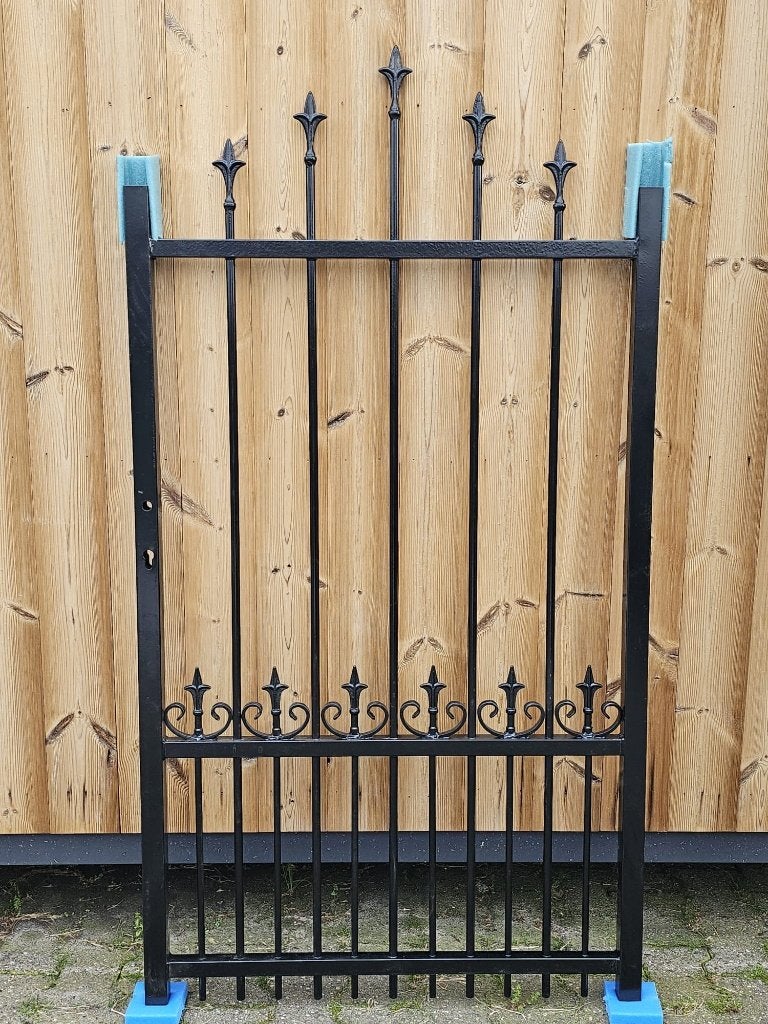 2e keus smeedijzeren inlooppoort 90x170cm helemaal compleet!, Ophalen of Verzenden, Zo goed als nieuw, IJzer, Sierhekwerk