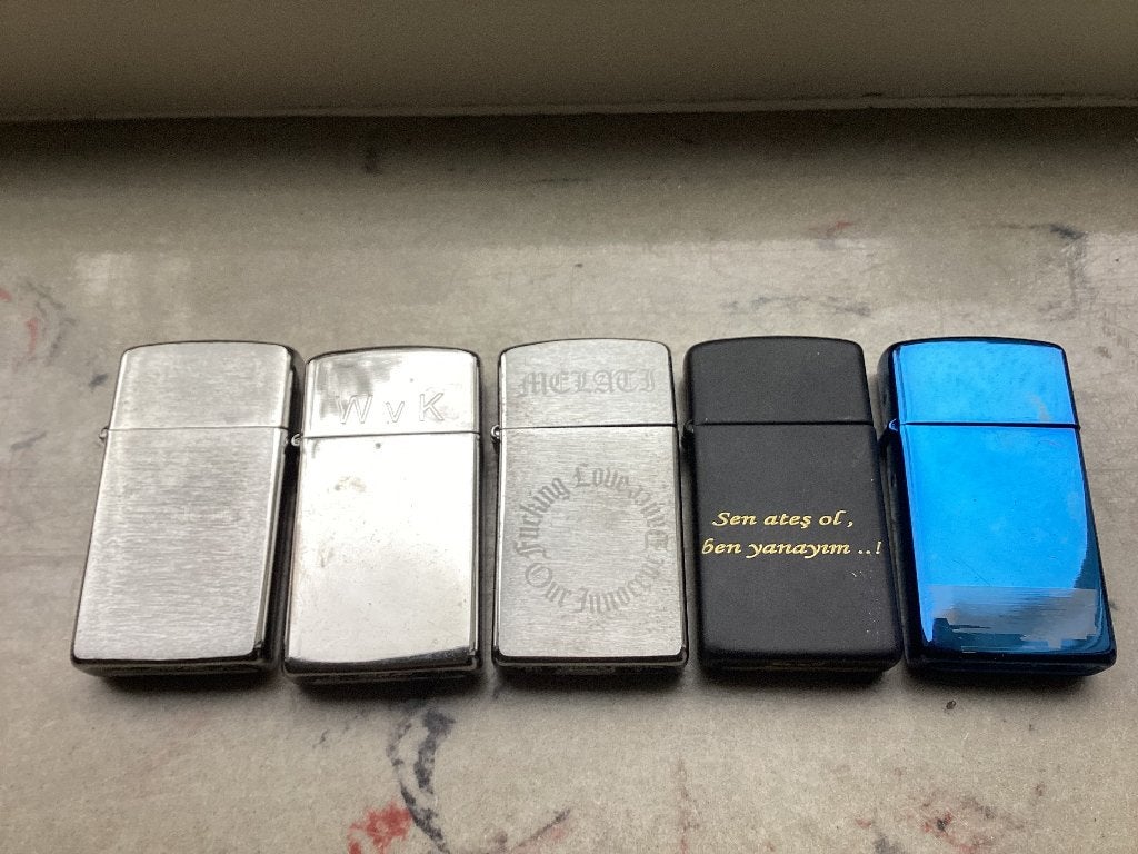 Kleine (slîm) zippo.s, Verzenden, Nieuw, Aansteker