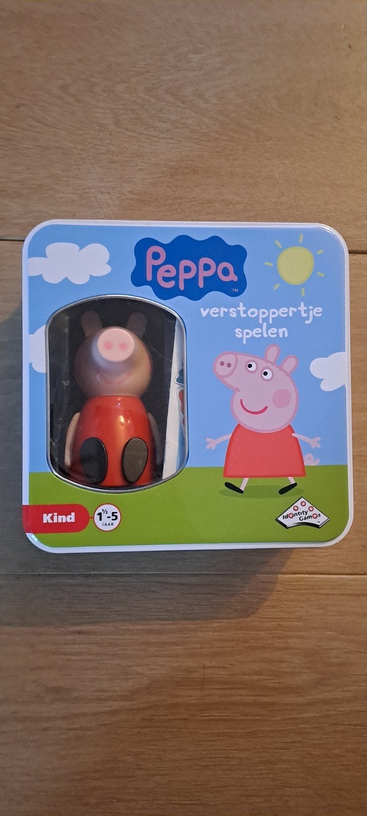 Peppa pig verstoppertje spelen in blik, Ophalen of Verzenden, Speelset, Met geluid