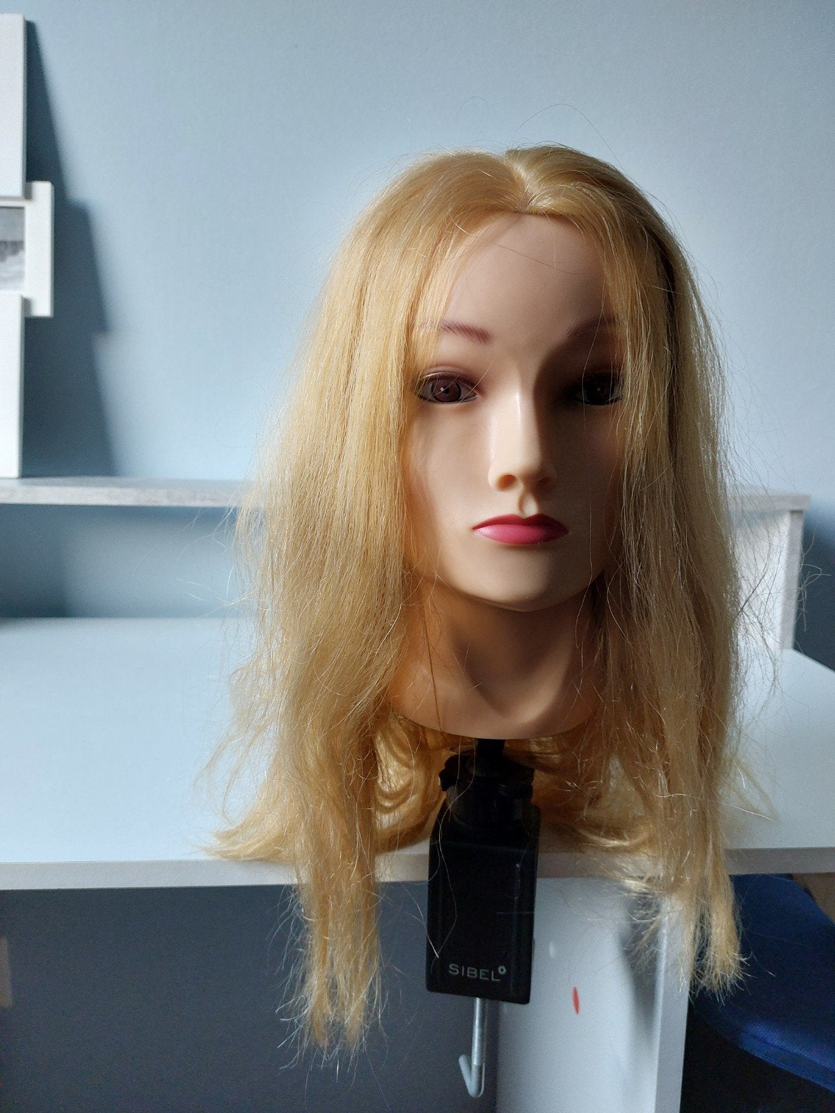 Sibel oefenhoofd met blond haar, Ophalen of Verzenden, Gebruikt, Overige typen