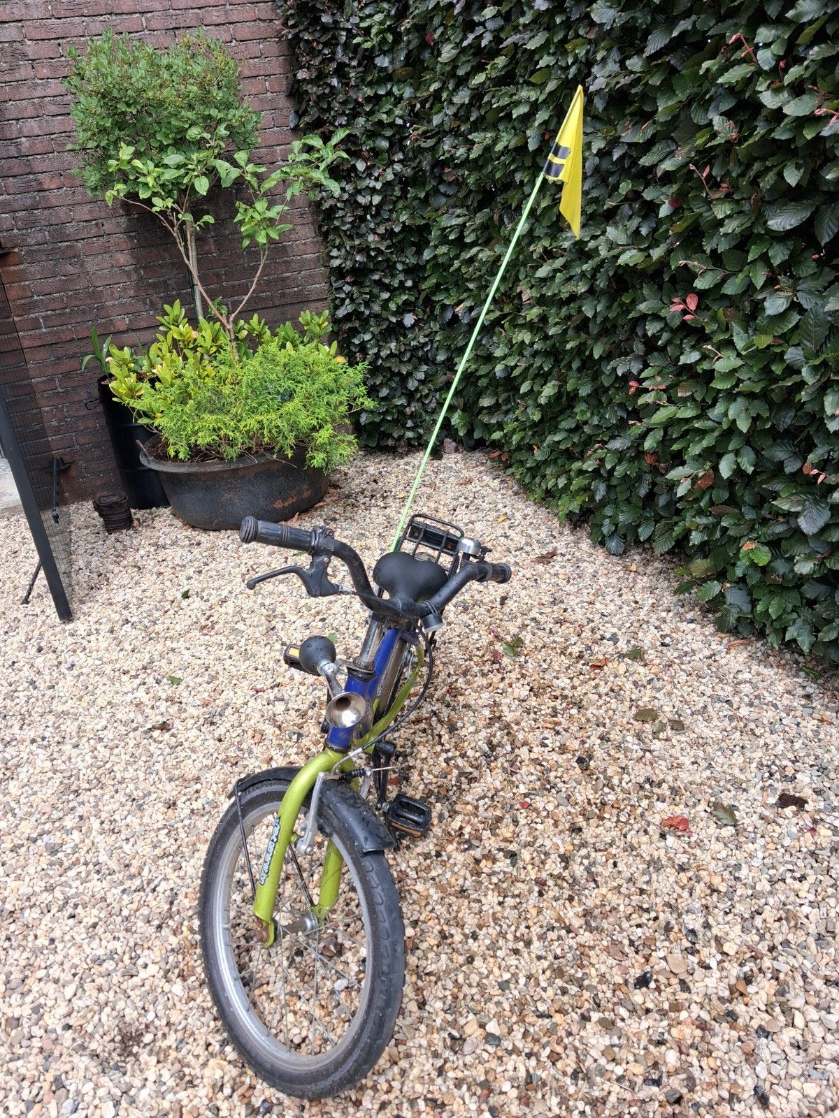 Jongens fiets 18 inch met gebruiksporen, Ophalen of Verzenden, Gebruikt, Staal, 16 tot 20 inch
