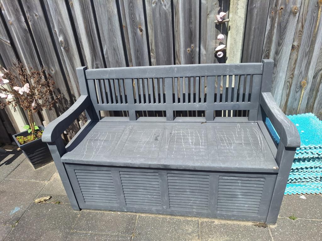 Tuin bankje, Tuin en Terras, Ophalen of Verzenden, Gebruikt, Hout