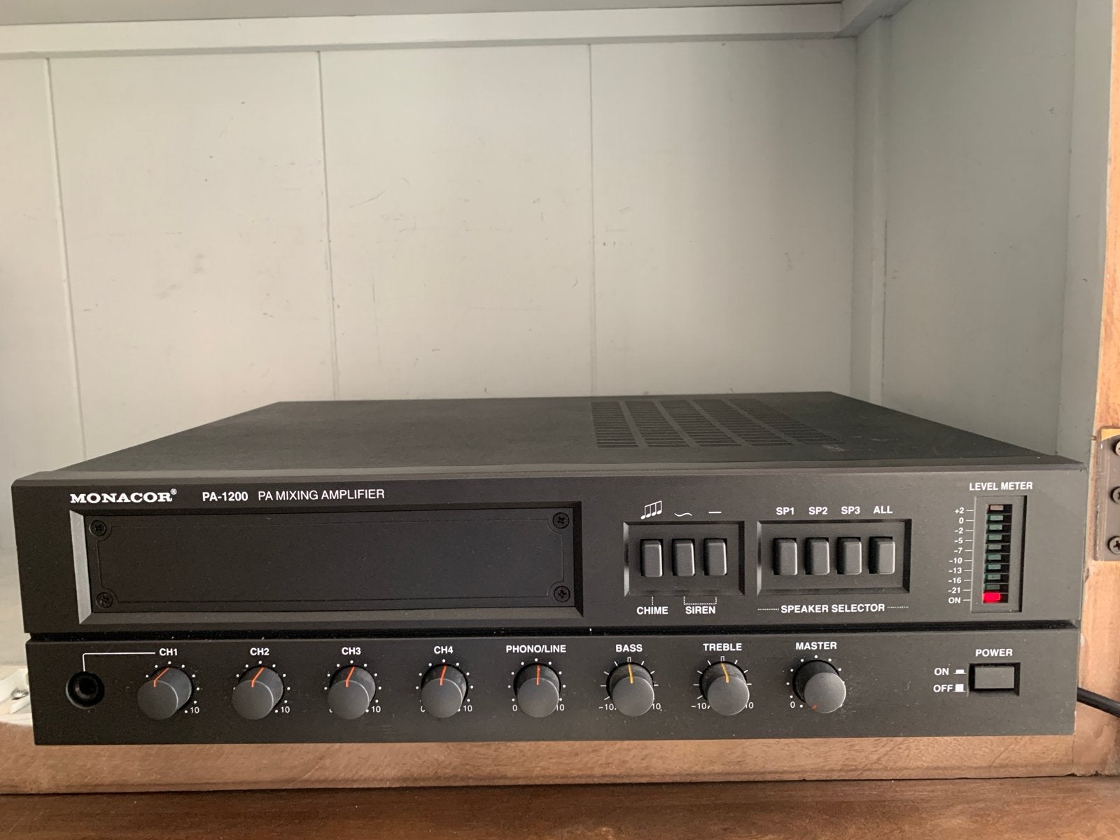 High End Pro Monacor PA-1200 PA Mengversterker - Nieuwstaat, Overige merken, Ophalen of Verzenden, 120 watt of meer, Gebruikt
