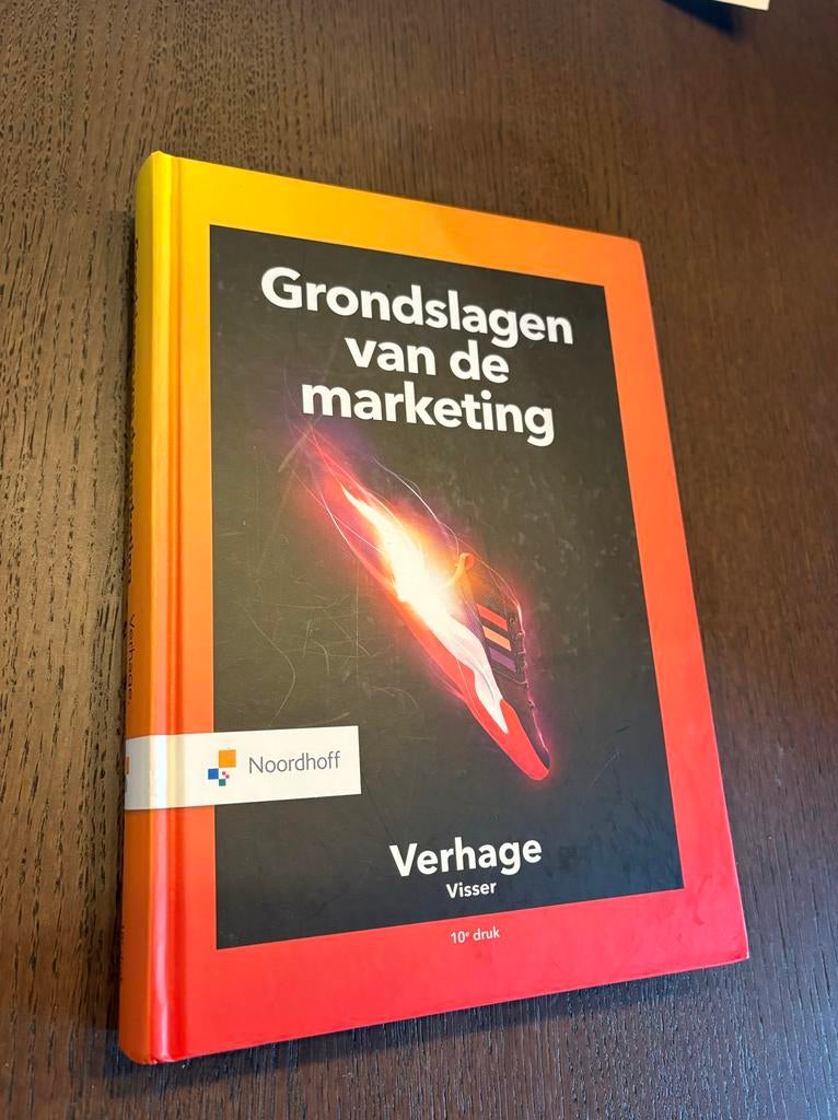 Grondslagen van de marketing - Verhagen, Visser (10e druk), Boeken, Ophalen of Verzenden, Zo goed als nieuw, Economie en Marketing