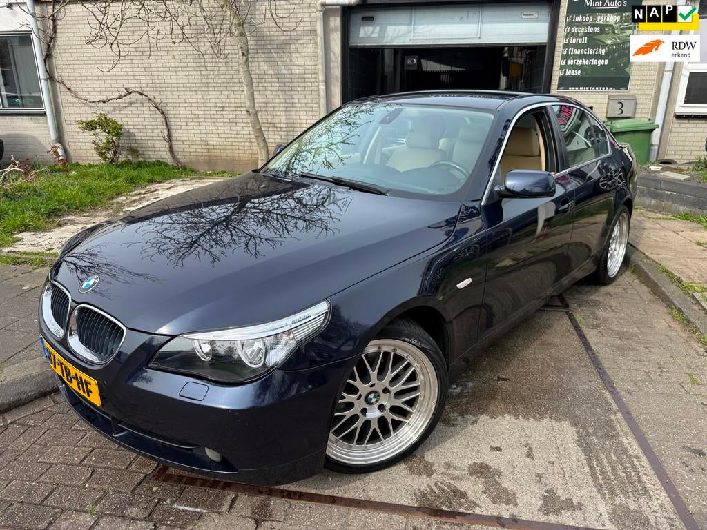 BMW 5-serie 525i Executive Apk/Automaat/GOED LEZEN AUB !, Auto's, BMW, Bedrijf, Te koop, 5-Serie, ABS, Airbags, Airconditioning