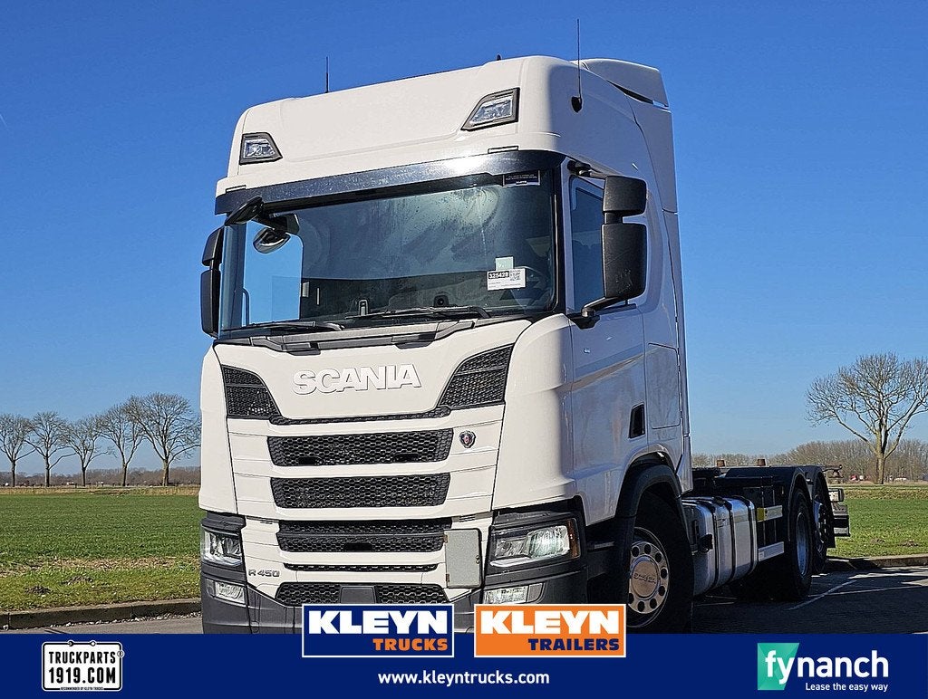 SCANIA R450 6x2*4 retarder led, Auto's, Automaat, Euro 6, Scania, Wit