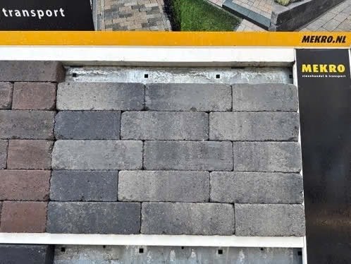 stonique trommel longstone 7 cm grijs/zwart, Nieuw, Ophalen of Verzenden, 10 m² of meer, Beton