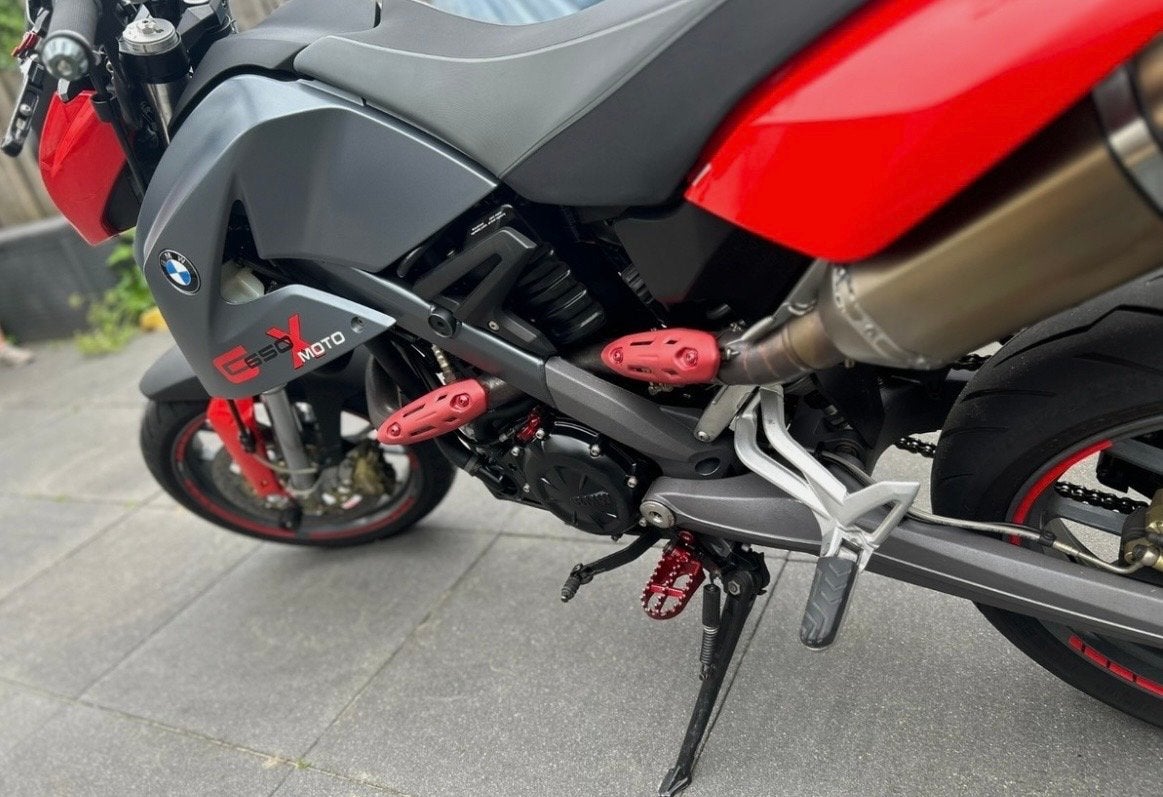 Originele BMW G650 X-moto passagiers voetsteunen, Ophalen of Verzenden, Gebruikt
