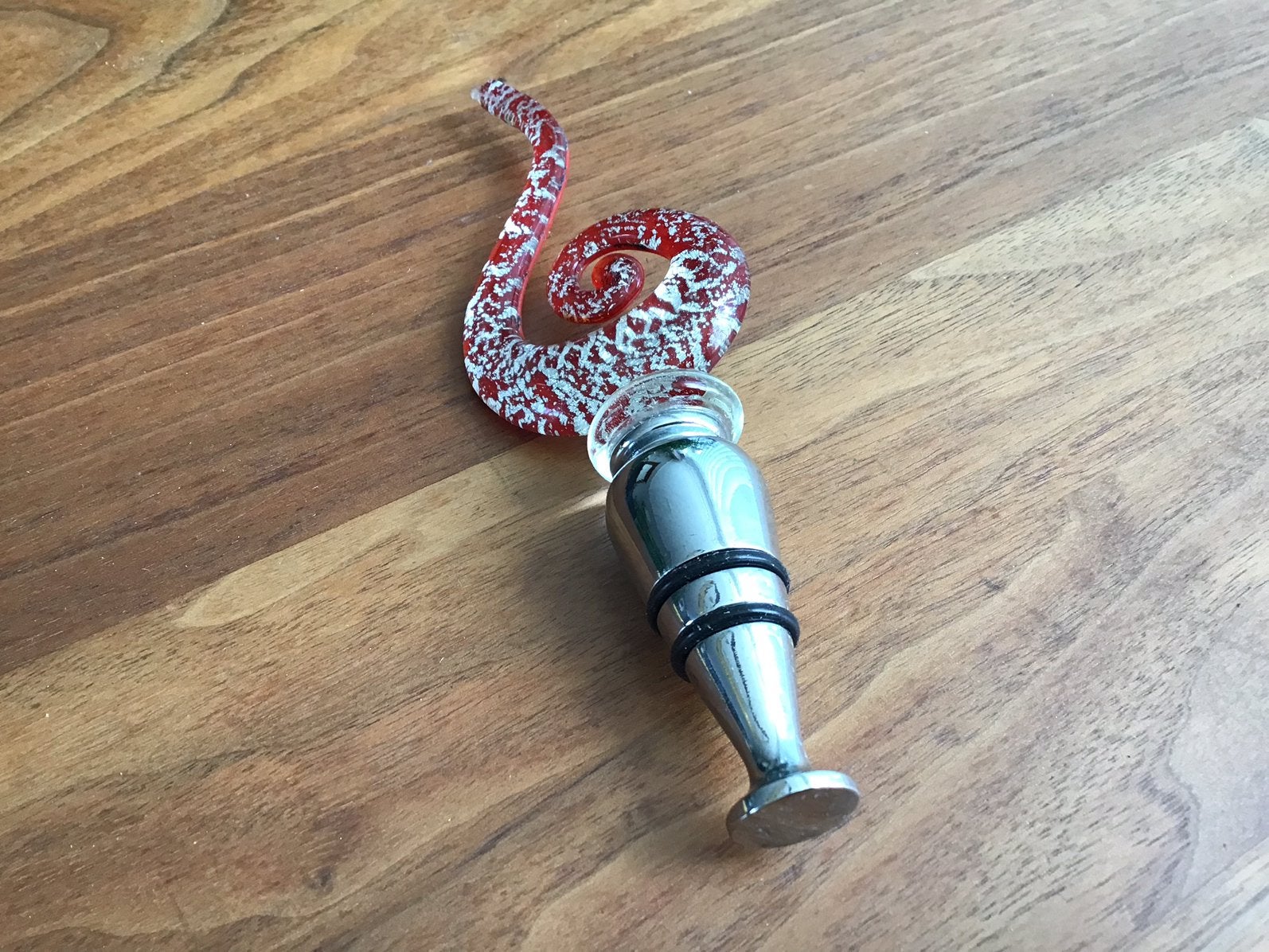 MURANO WINE STOPPER, WIJNSTOPPER, ZR DECORATIEF, ZELDZAAM., Verzamelen, Ophalen of Verzenden, Nieuw, Frankrijk