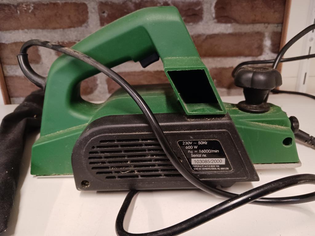 Top Craft electrische schaafmachine, Ophalen, Zo goed als nieuw