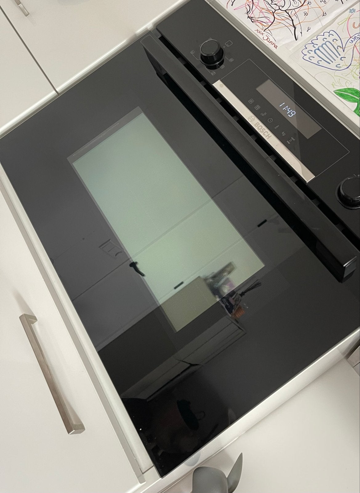 Bosch combi-oven (magnetron defect), Witgoed en Apparatuur, Ovens, 45 tot 50 cm, Gebruikt, Hete lucht, Combi-oven