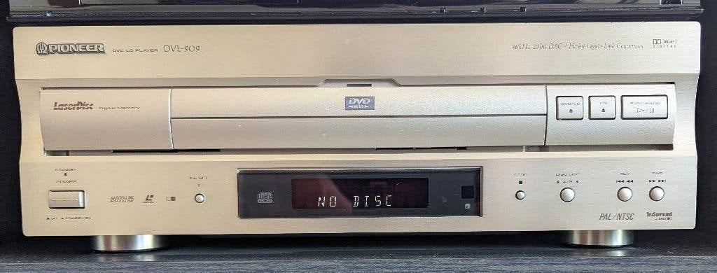 Pioneer DVL-909 Laserdiscdvdcd speler met regio mod, Ophalen, Nieuw, Pioneer