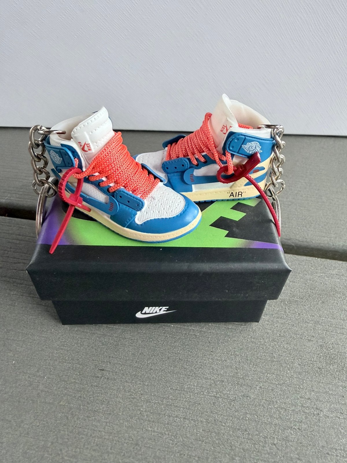 Nike Air Off White Originele Sleutelhangers in Doosje Nieuw, Verzamelen, Sleutelhangers, Ophalen of Verzenden, Nieuw, Merk