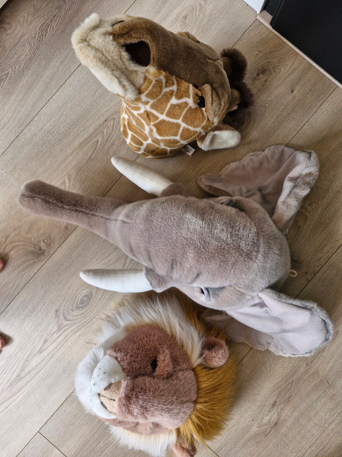Wild&Soft Wand dierenkoppen - Leeuw, Giraf, Olif, Ophalen of Verzenden, Zo goed als nieuw, Middelgroot (20 tot 80 cm), Overige merken