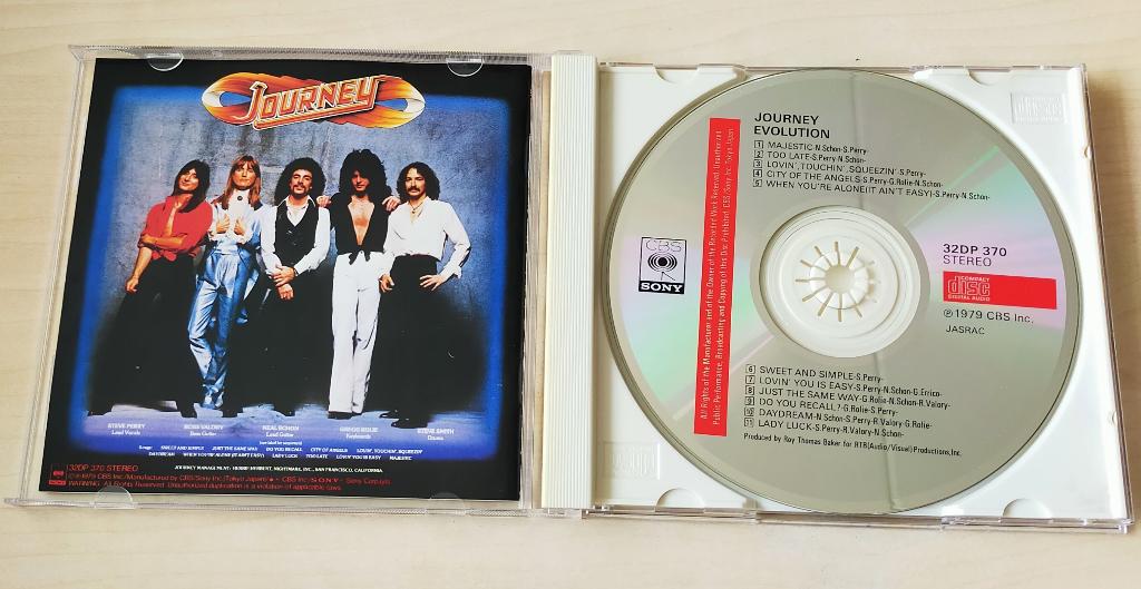 Journey - Evolution CD 1979/1986 Japan, Ophalen of Verzenden, Gebruikt, Poprock