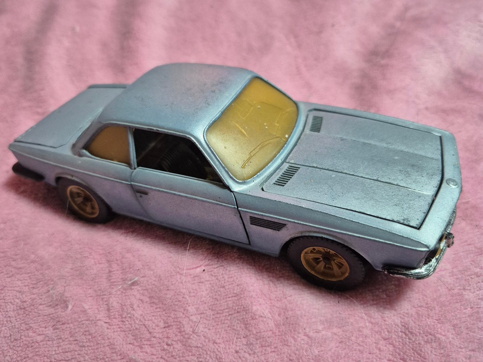 Set van 4 vintage modelauto's: Chevy, BMW, VW Golf, Ophalen of Verzenden, Gebruikt